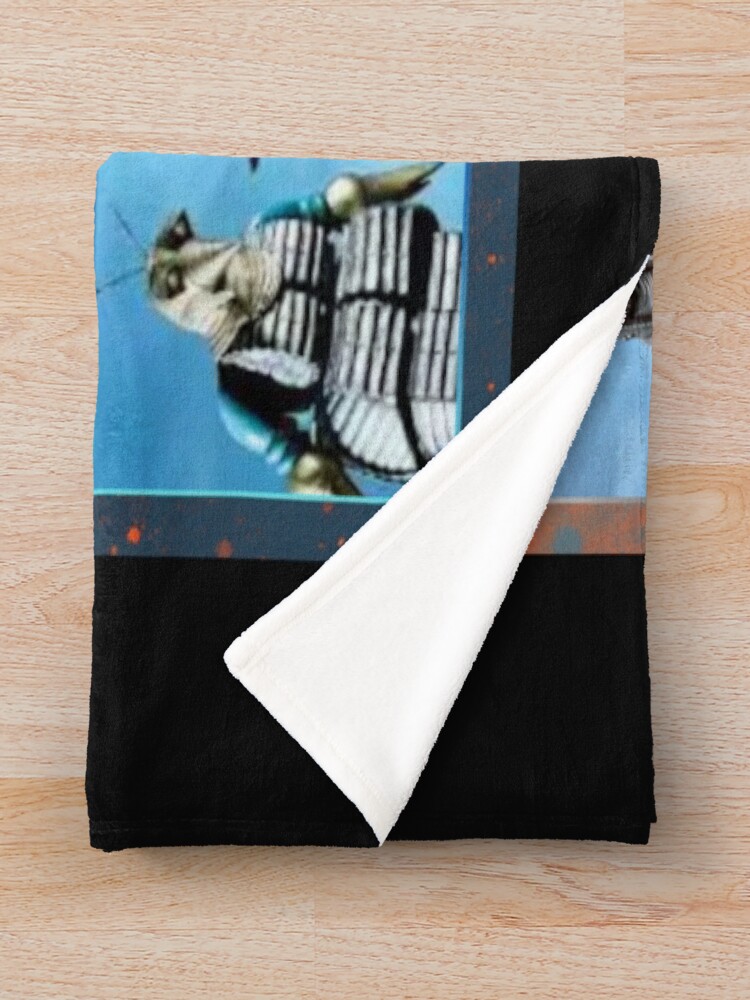 Godzilla Friends And Foes Retro Vintage Kaiju Throw Blanket - Image 2