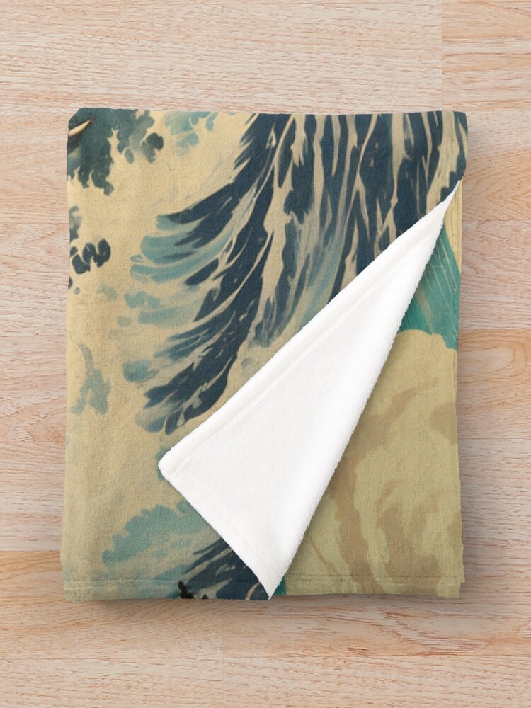 Raging Godzilla Ocean Fury Kaiju Titan Throw Blanket - Image 2
