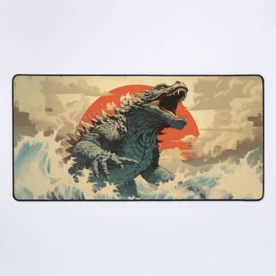 Raging Godzilla Ocean Fury Kaiju Titan Mouse Pad