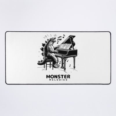 Monster Melodies Cute Kaiju Music Theme Mouse Pad