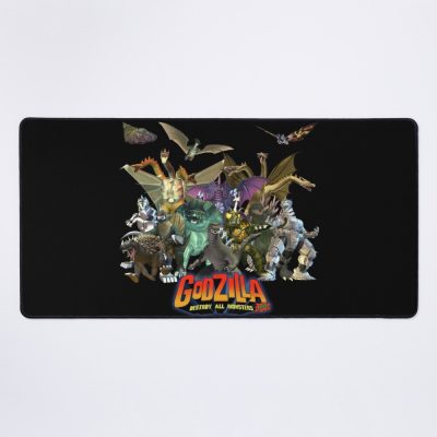 Godzilla Damm Kaiju Group Battle Scene Mouse Pad