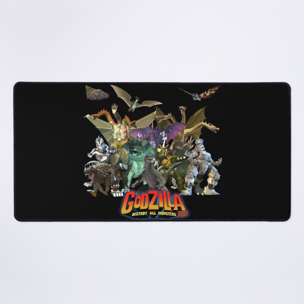 Godzilla Damm Kaiju Group Battle Scene Mouse Pad