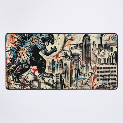 Godzilla Atomic Breath Legendary Titan Mouse Pad