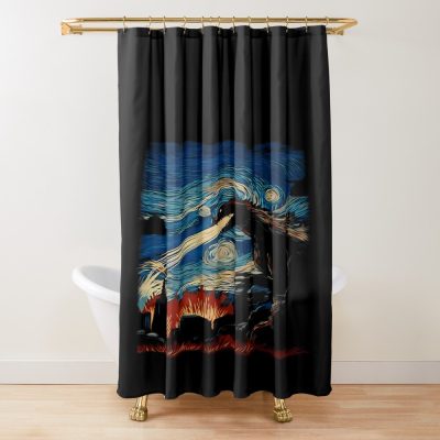 Godzilla King Of Monsters Legendary Titan Shower Curtain