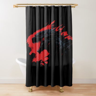 Godzilla Classic Kaiju Monster Shower Curtain