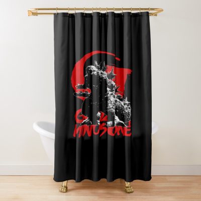 Godzilla Minus One Dark Apocalypse Kaiju Shower Curtain