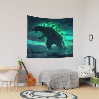 Cosmic Monster Kaiju Galaxy Theme Tapestry