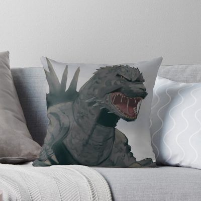 Godzilla Dark Titan Apocalypse Beast Throw Pillow