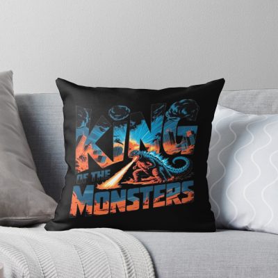 Godzilla King Of Monsters Supreme Titan Throw Pillow